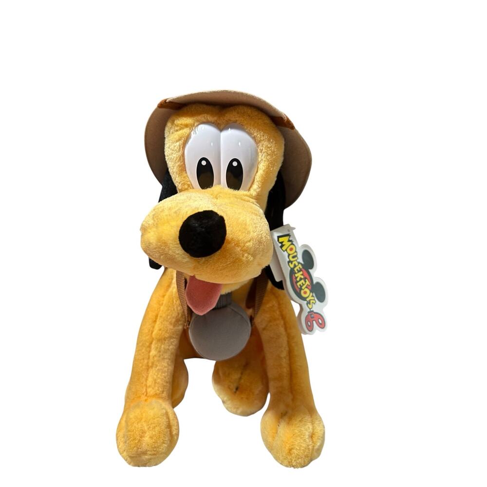 Vintage Disney Disney Parks  Safari Pluto plush Animal Kingdom
